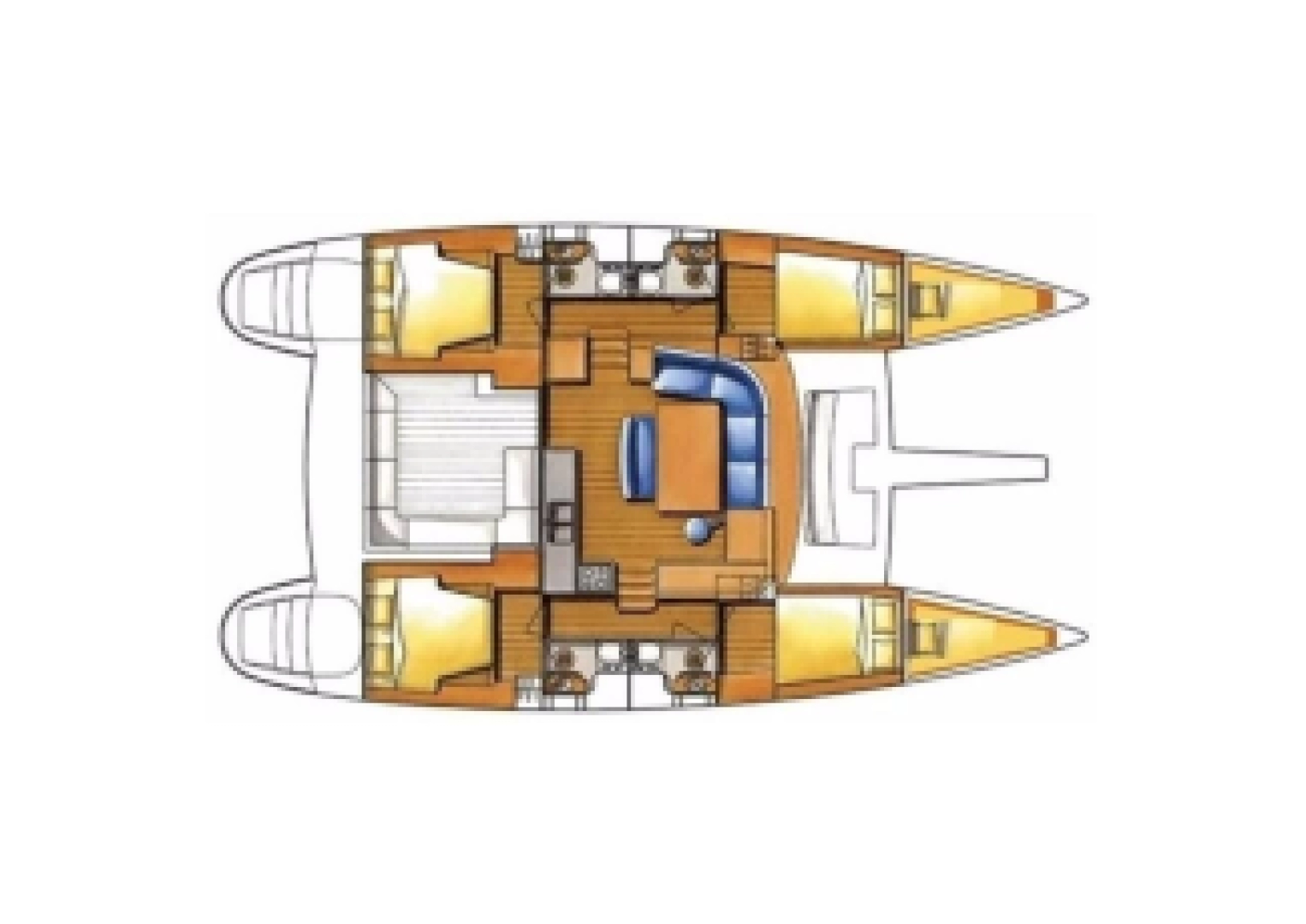 Location bateau Pomer pas cher Lagoon 400