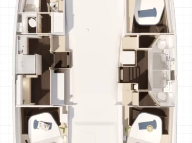 Alquiler de Fountaine Pajot Fountaine Pajot FP 44 Maestro - 3 cab. en Frenchtown