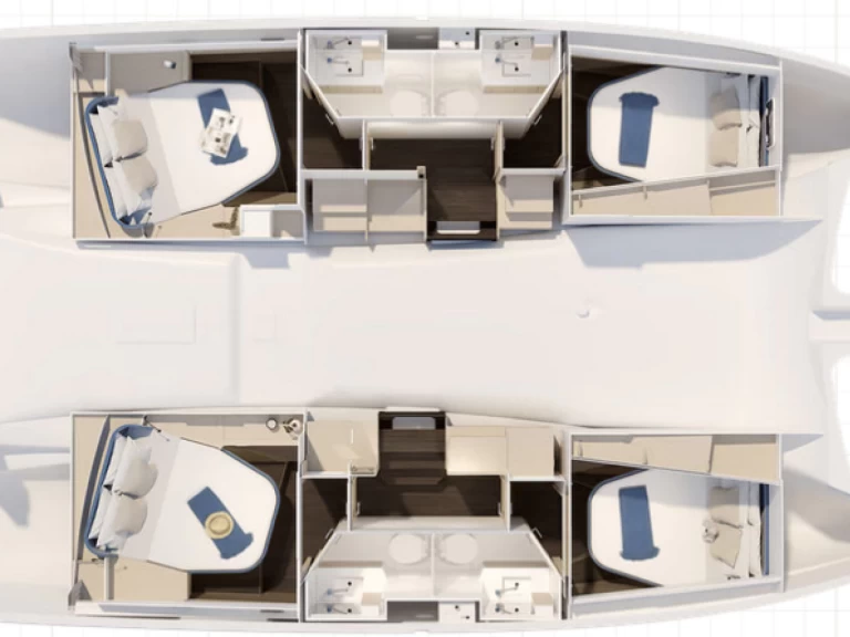 Louez un Fountaine Pajot Fountaine Pajot FP 41 Quatuor 4 à Lávrio