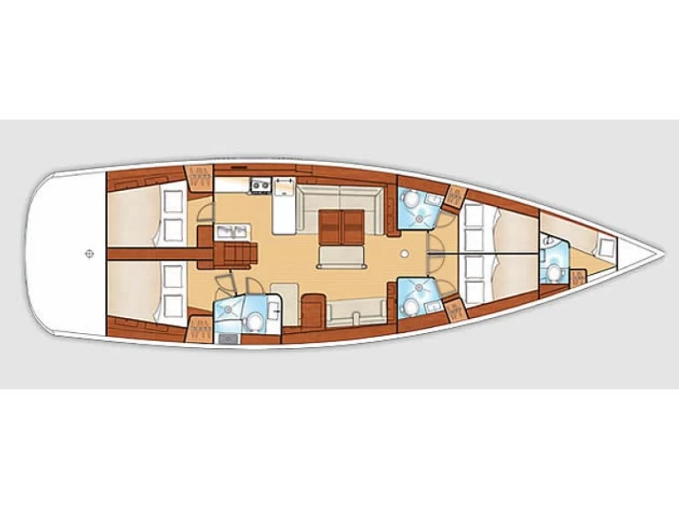 Location bateau Páleros pas cher Oceanis 54