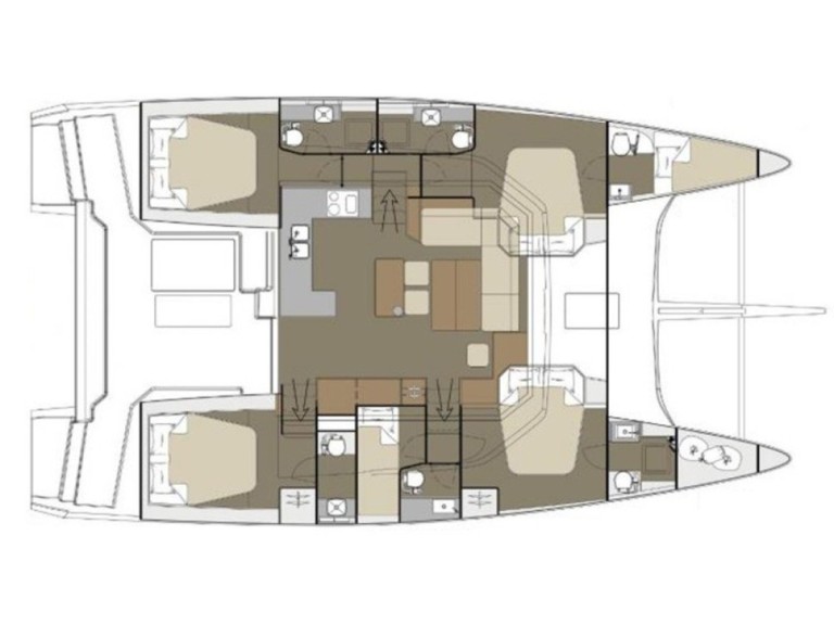 Location bateau Sant Antoni de Portmany pas cher Dufour Catamarans 48 Sail