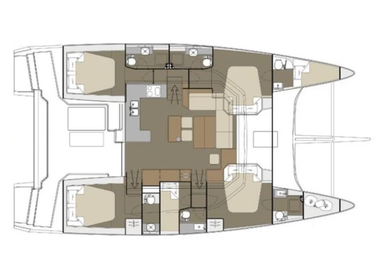 Location bateau Sant Antoni de Portmany pas cher Dufour Catamarans 48 Sail