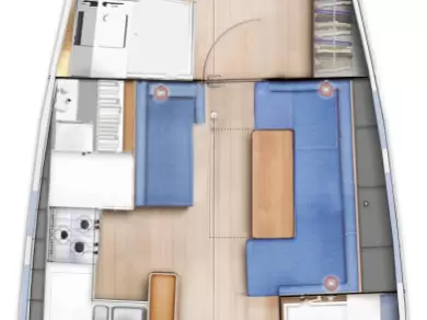 Location bateau Trogir pas cher Sun Odyssey 410