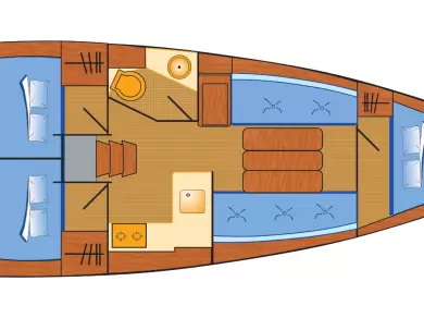 Location bateau Punat pas cher Sun Odyssey 349