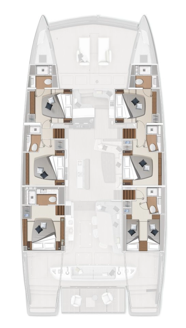 Location Yacht à Ellinikó - Lagoon Lagoon Sixty 7