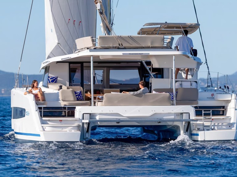 Location à Gouviá - Fountaine Pajot Fountaine Pajot FP 44 Quatuor - 4 + 2 cab. sur SamBoat