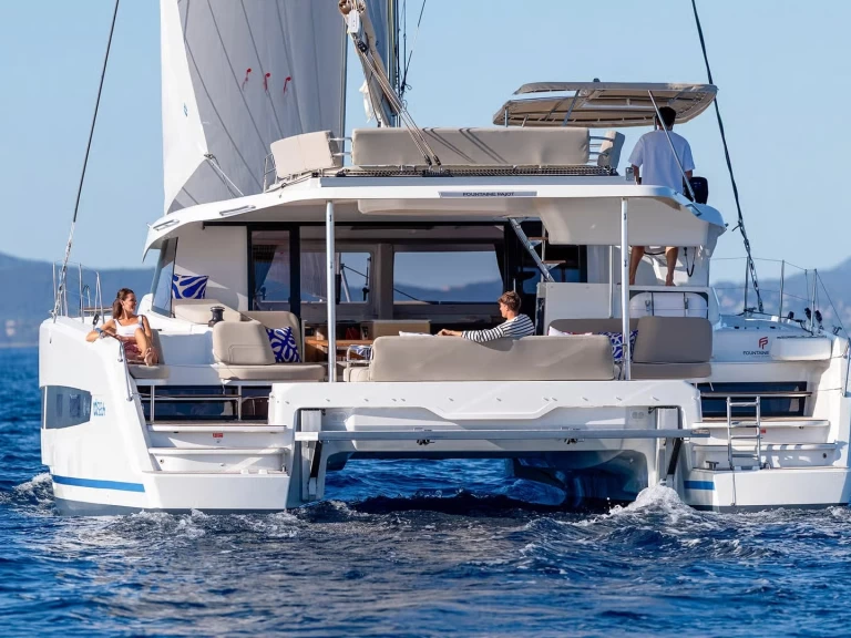 Location à Gouviá - Fountaine Pajot Fountaine Pajot FP 44 Quatuor - 4 + 2 cab. sur SamBoat