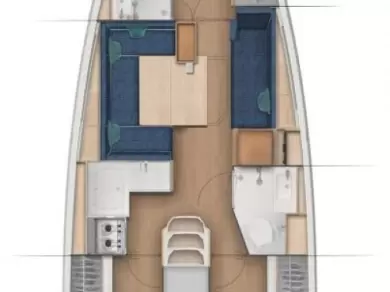 Location bateau Jeanneau Sun Odyssey 380 Performance - 3 cab. à Biograd na Moru sur Samboat