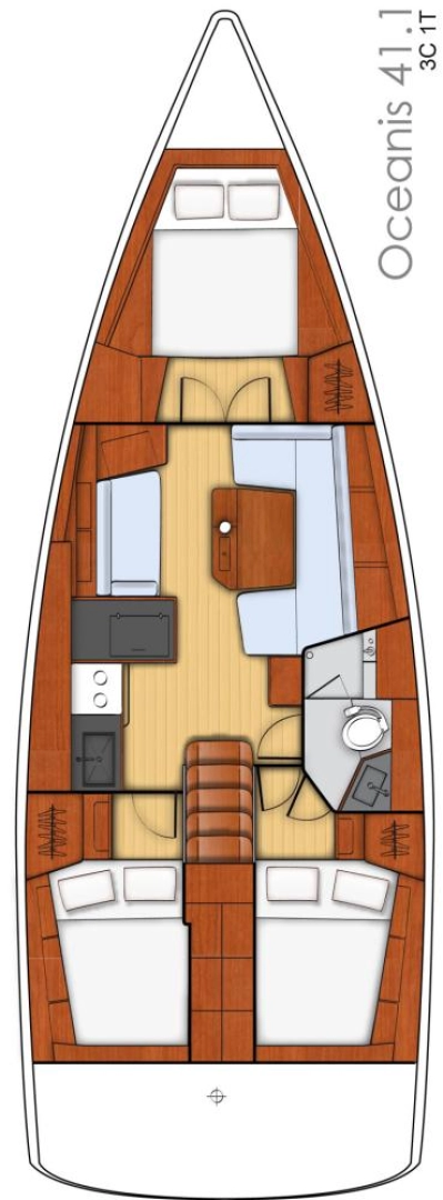 Bénéteau Oceanis 41.1 a louer à Biograd na Moru