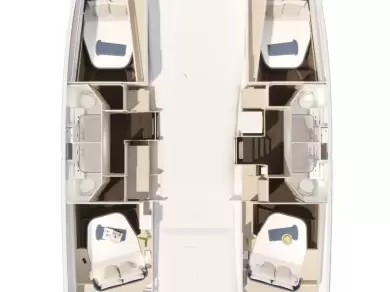 Louez un Fountaine Pajot Fountaine Pajot FP 44 Quatuor - 4 + 2 cab. à Gouviá