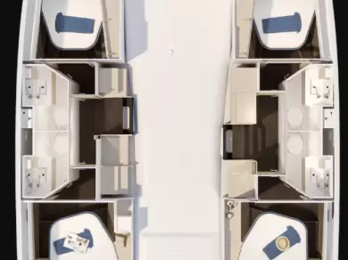 Catamaran à louer à Nikiána au meilleur prix