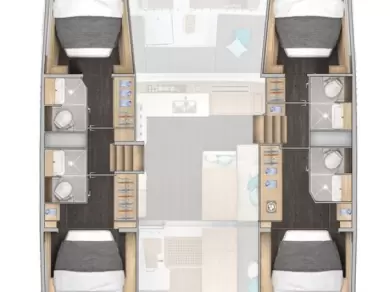 Lagoon Lagoon 43 a louer à Seget Donji