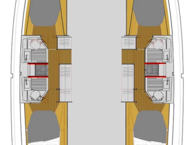 Location bateau Fountaine Pajot Astrea 42 à Propriano sur Samboat