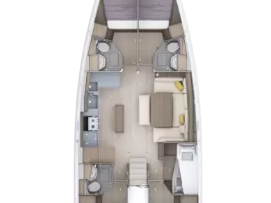 Location bateau Bénéteau Oceanis 52 - 6 cab. à Kos sur Samboat