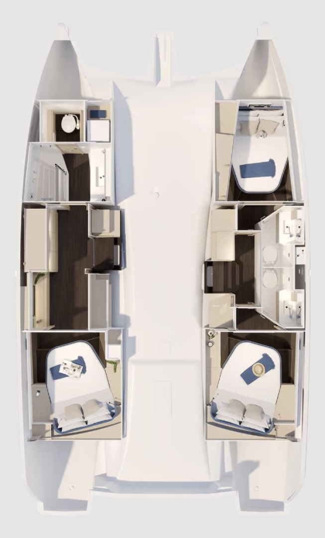 Location à Road Town - Fountaine Pajot Fountaine Pajot FP 41 Maesto 3  sur SamBoat