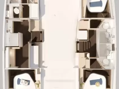 Location bateau Fountaine Pajot Fountaine Pajot FP 44 Maestro - 3 cab. à Road Town sur Samboat