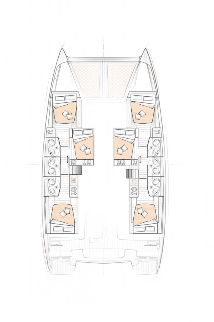 Louer Catamaran avec ou sans skipper Excess à Seget Donji