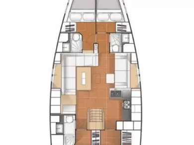 Hanse Hanse 545 a louer à Split