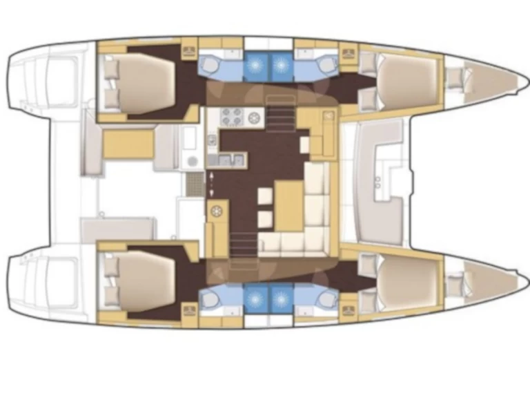Location Catamaran à Álimos - Lagoon Lagoon 450 F