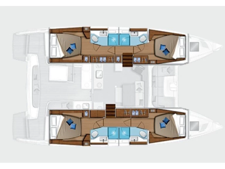 Location Catamaran à Álimos - Lagoon Lagoon 46