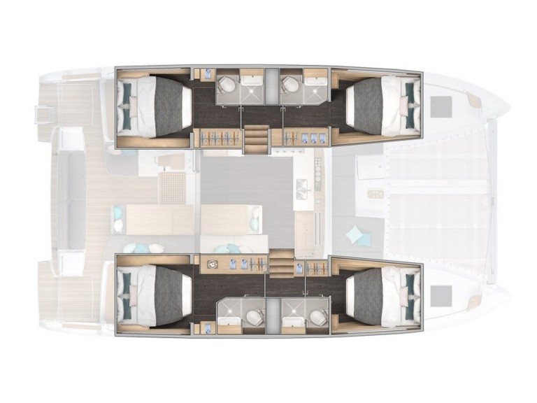 Location à Álimos - Lagoon Lagoon 43 sur SamBoat