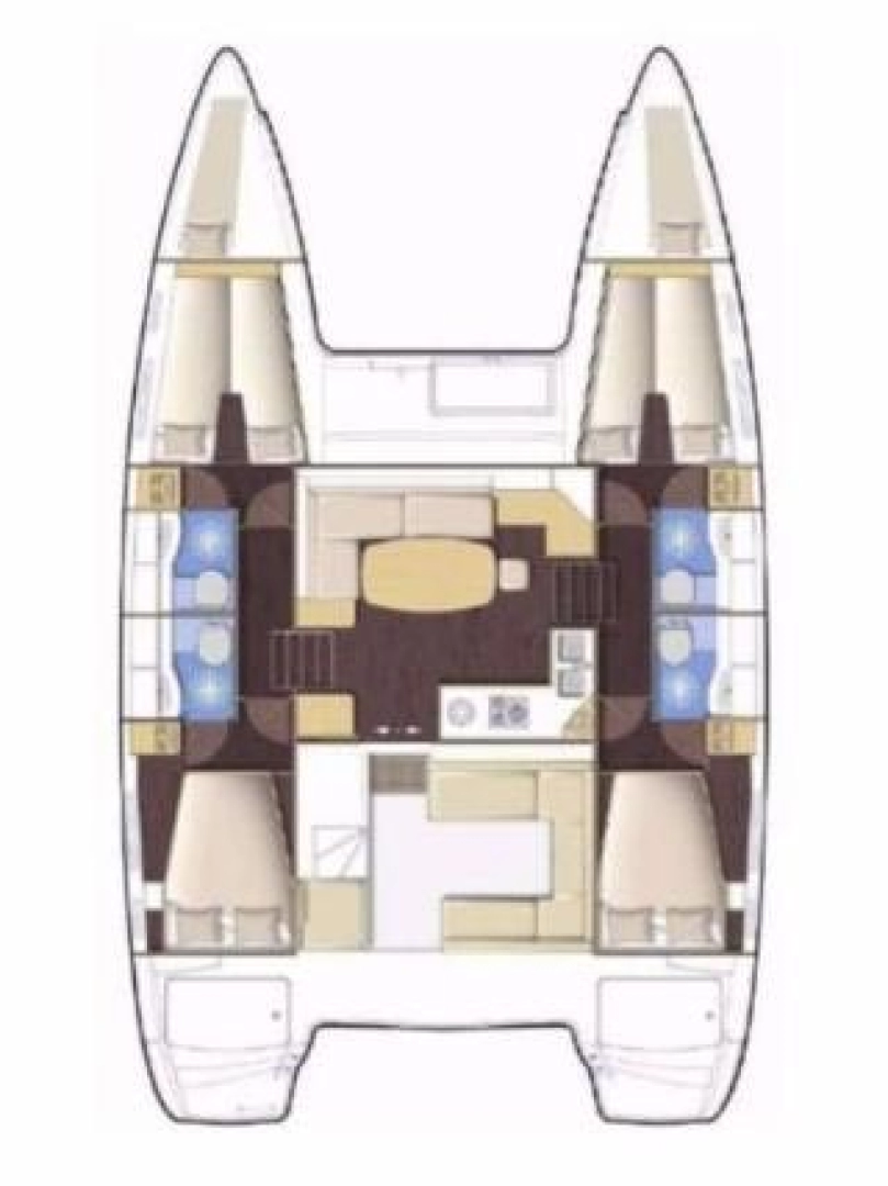 Location à Trogir - Lagoon Lagoon 400 sur SamBoat