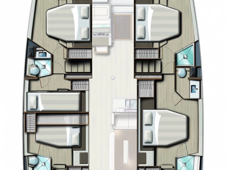 Location bateau Bali Bali 4.8 à Marsh Harbour sur Samboat