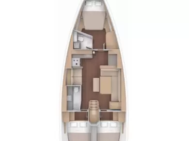 Location bateau Marmaris (district) pas cher Dufour 430