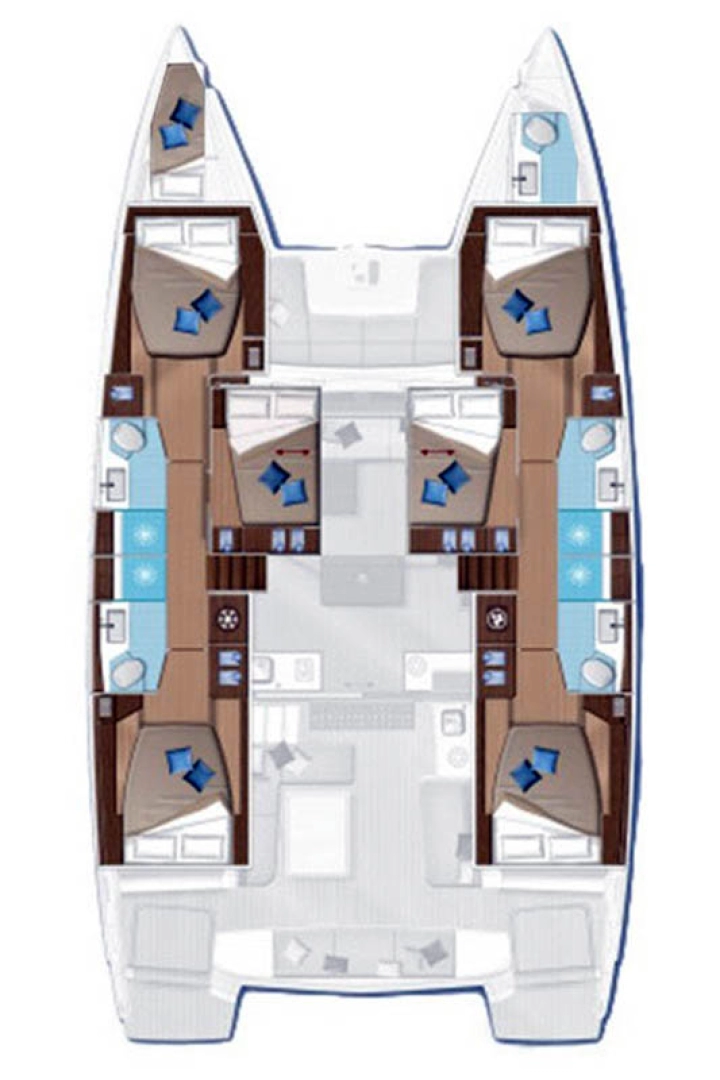 Louer Catamaran avec ou sans skipper Lagoon à Seget Donji