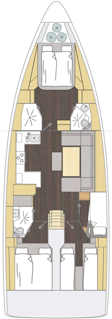 Location bateau Split pas cher Bavaria C46