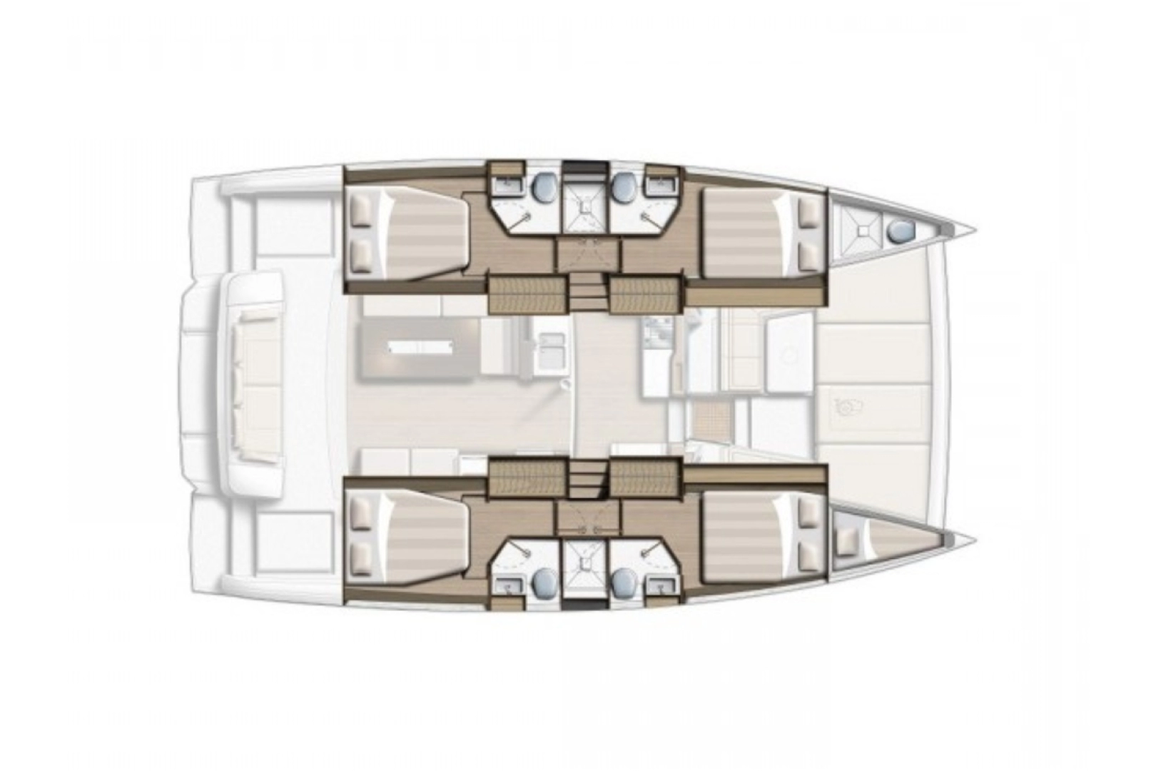 Location Catamaran à Biograd na Moru - Bali Bali 4.2