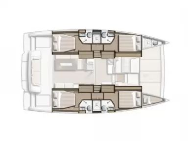 Location Catamaran à Biograd na Moru - Bali Bali 4.2