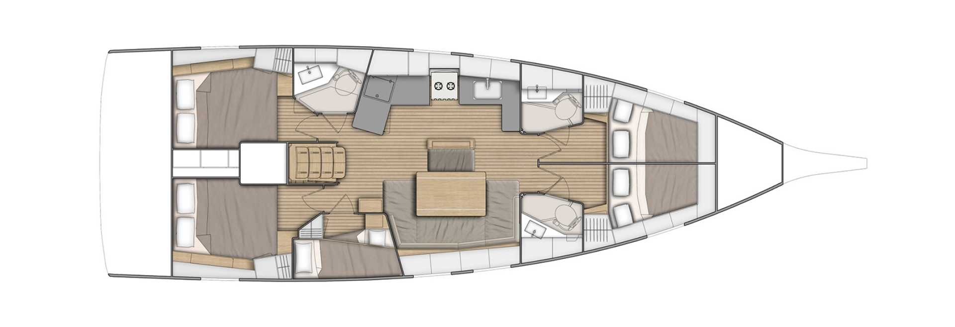 Location bateau Gouviá pas cher Oceanis 46.1