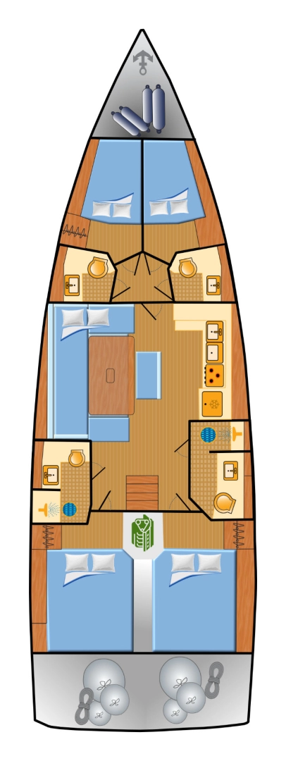 Dufour Dufour 470 a louer à Punat