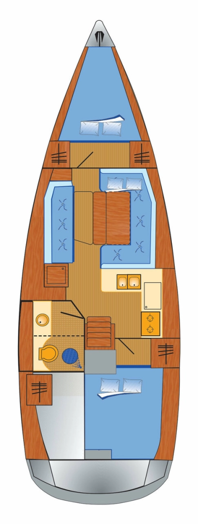 Location à Punat - Jeanneau Sun Odyssey 389 sur SamBoat