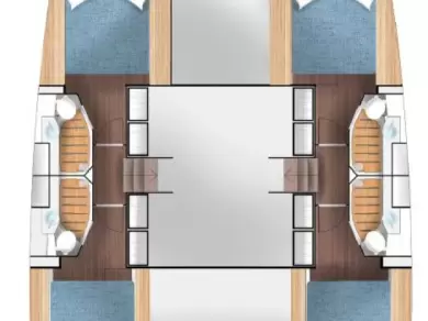 Location Catamaran à Primošten - Cervetti Yachts Cervetti 44 - 4 + 1 cab.