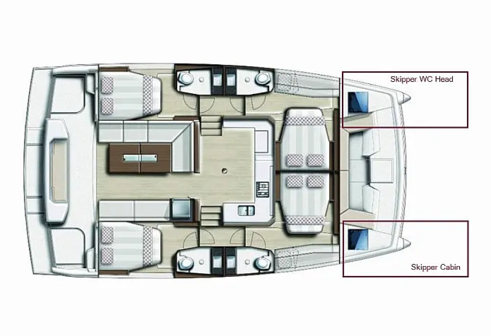 Location bateau Lefkáda pas cher Bali Catspace Voile