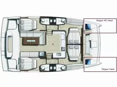 Location bateau Lefkáda pas cher Bali Catspace Voile