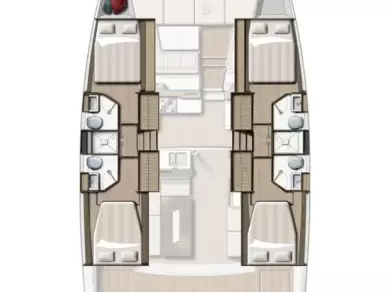 Location Catamaran à Pirovac - Bali Bali 4.2