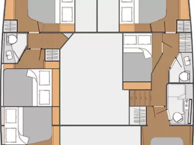 Location à Trogir - Fountaine Pajot Saba 50 sur SamBoat