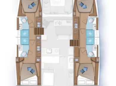 Location bateau Seget Donji pas cher Lagoon 46