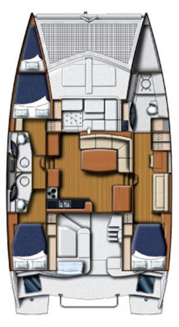 Louer Catamaran avec ou sans skipper Leopard Catamarans / Robertson & Caine à Seget Donji