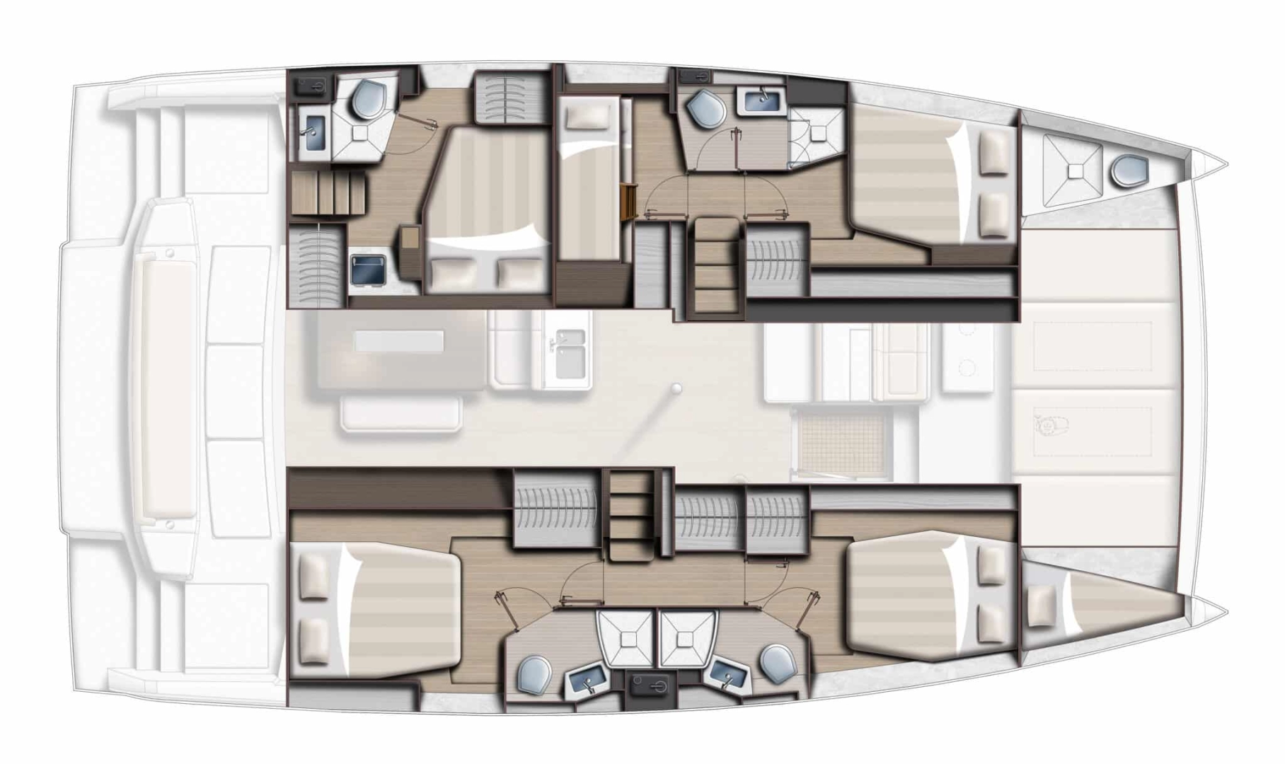 Louer Catamaran avec ou sans skipper Bali à Pirovac