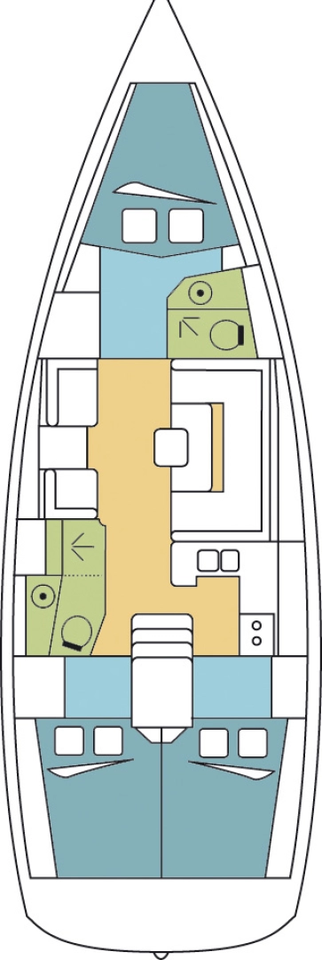 Location bateau Jeanneau Sun Odyssey 419 à Praslin Island sur Samboat
