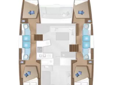 Location Catamaran Lagoon avec permis