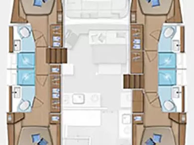 Location Catamaran à Álimos - Lagoon Lagoon 46