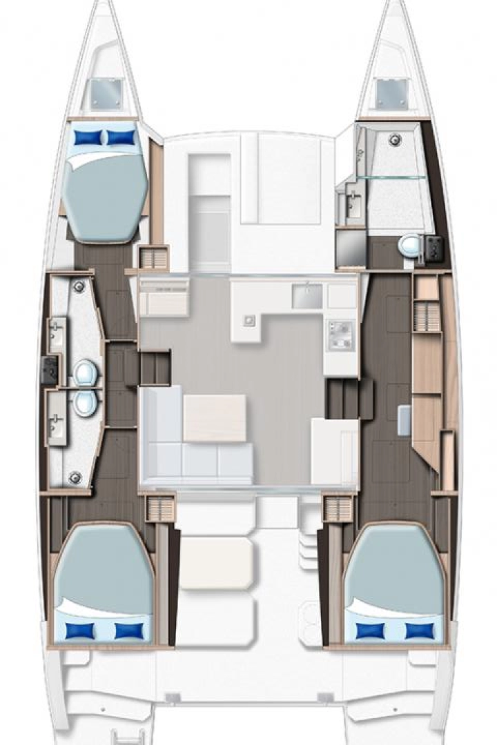 Location à Marsh Harbour - Leopard Catamarans / Robertson & Caine Leopard 42 - 3 cab. sur SamBoat