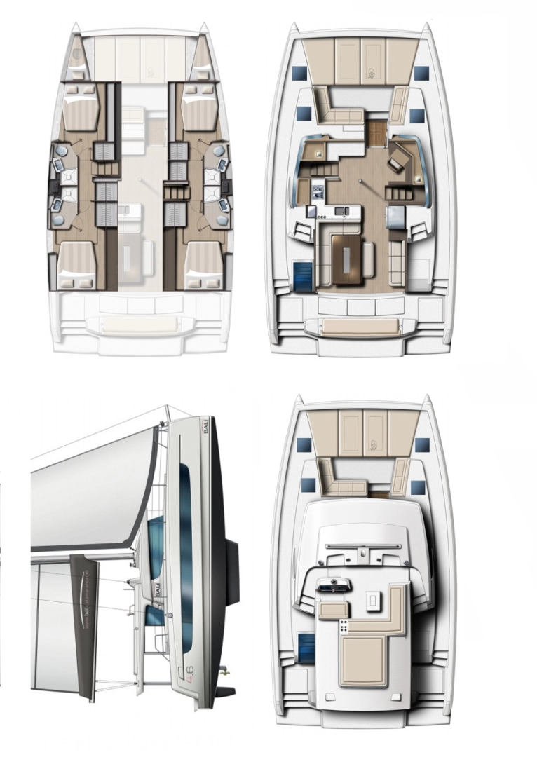 Catamaran à louer à Marmaris au meilleur prix