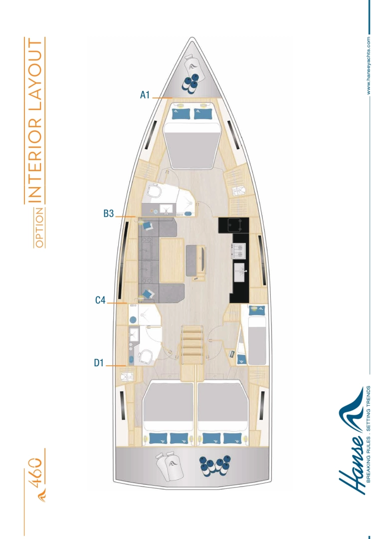 Location à Marseille - Hanse Hanse 460 sur SamBoat