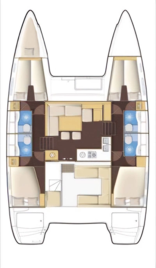 Catamaran à louer à Ko Samui (Koh Samui) au meilleur prix